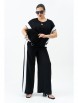 Брючный костюм артикул: 963 черный/белый от Andina - вид 11