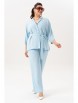 Брючный костюм артикул: 3001-2 голубой от Andina - вид 7