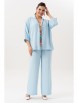 Брючный костюм артикул: 3001-2 голубой от Andina - вид 10
