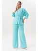 Брючный костюм артикул: 3001-6 бирюза от Andina - вид 11