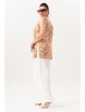 Брючный костюм артикул: 983 принт змея/молоко от Andina - вид 10