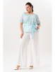 Брючный костюм артикул: 982 небесно-голубой-молоко от Andina - вид 10