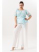 Брючный костюм артикул: 982 небесно-голубой-молоко от Andina - вид 1
