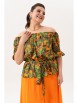 Юбочный костюм артикул: 980-1 принт/мандарин от Andina - вид 13