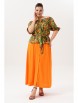 Юбочный костюм артикул: 980-1 принт/мандарин от Andina - вид 8