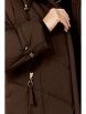 Пальто артикул: 2204 шоколад от Shetti - вид 5