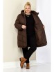 Пальто артикул: 2204 шоколад от Shetti - вид 7