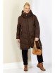 Пальто артикул: 2204 шоколад от Shetti - вид 9