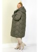 Пальто артикул: 2206 светло-оливковый от Shetti - вид 2