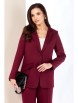 Брючный костюм артикул: 4075 винный от Shetti - вид 6