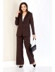 Брючный костюм артикул: 4075 горький шоколад от Shetti - вид 1