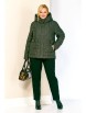 Куртка артикул: 2210 темно-зеленый от Shetti - вид 6