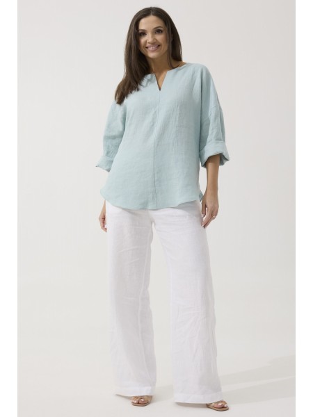 3134 мятный+белый