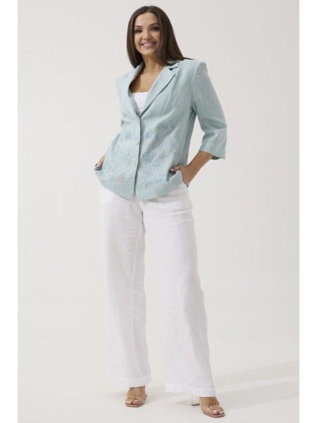 3133 мятный+белый