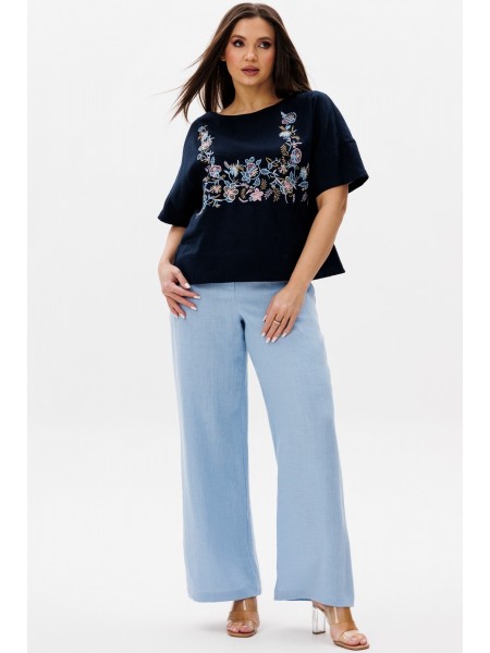 3153 темно-синий+небесный