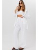 Брючный костюм артикул: 8005 белый от Ma Сherie - вид 12