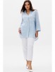 Брючный костюм артикул: 3142 голубой+белый от Ma Сherie - вид 4