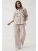 Брючный костюм артикул: 3123 бежевый от Ma Сherie - вид 1