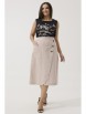 Юбка артикул: 2099 бежевый от Ma Сherie - вид 6