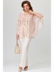 Брючный костюм артикул: 14214 персик+молоко от FITA - вид 1