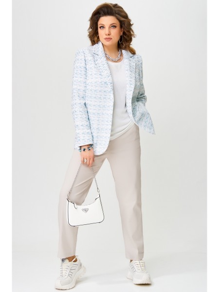 3022 бежево-голубой