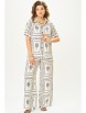 Брючный костюм артикул: 3101 молочно-бежевый от FITA - вид 8