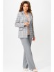 Брючный костюм артикул: 4113 бежево-серый от FITA - вид 5
