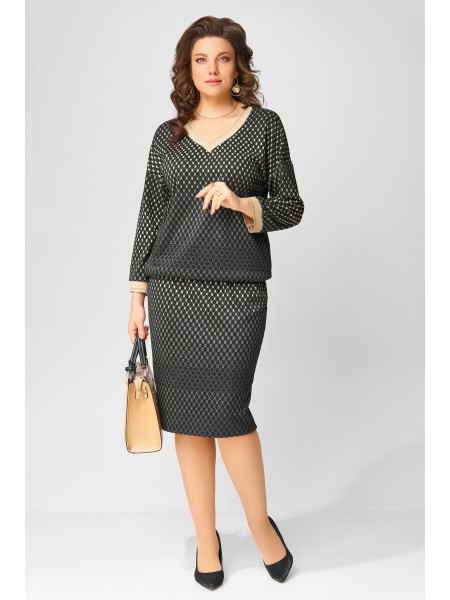 3181 черно-бежевый