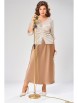 Юбочный костюм артикул: 3211 золотисто-бежевый от FITA - вид 7