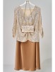 Юбочный костюм артикул: 3211 золотисто-бежевый от FITA - вид 8