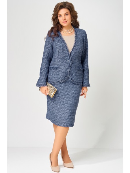 4055 бежево-синий