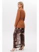 Юбочный костюм артикул: 2111 терракот-питон от AmberaStyle - вид 4