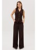 Брючный костюм артикул: 2139 шоколад от AmberaStyle - вид 5