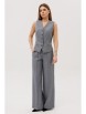 Брючный костюм артикул: 2139-1 серый от AmberaStyle - вид 1