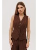 Брючный костюм артикул: 2139-2 шоколад от AmberaStyle - вид 3