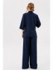 Брючный костюм артикул: 2126-2 синий от AmberaStyle - вид 2