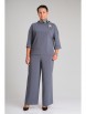 Брючный костюм артикул: М-482 серый от ЗигзагСтиль - вид 1