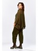 Брючный костюм артикул: М-499 хаки от ЗигзагСтиль - вид 8