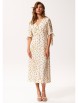 Платье артикул: 1042 молочный с принтом от KaVaRi - вид 4