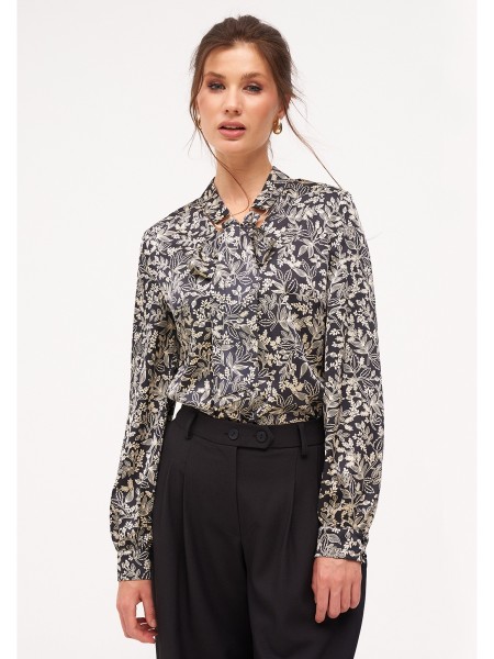 4015 черный с принтом