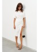 Костюм с шортами артикул: 1136.1 белый от KaVaRi - вид 1