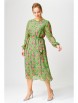 Нарядное платье артикул: 5103 зеленый+розовые цветы от GIZART - вид 8