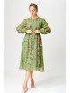 Нарядное платье артикул: 5103 зеленый+розовые цветы от GIZART - вид 9