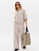 Брючный костюм артикул: 5287 светло-серый от GIZART - вид 4