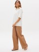 Брючный костюм артикул: 5383 белый, мокко мусс от GIZART - вид 5