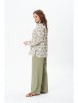 Брючный костюм артикул: 5391 олива+цветы от GIZART - вид 7