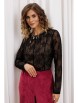 Блузка артикул: 15439 черный от GIZART - вид 5