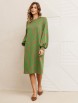 Платье артикул: 7385/1 бежево-зеленый от GIZART - вид 11
