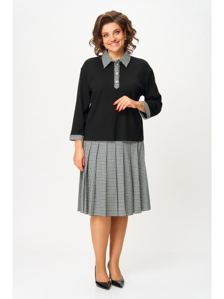 2134 черный+узор