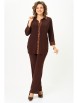 Брючный костюм артикул: 3017 темный шоколад от Светлана-Стиль - вид 4